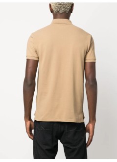 polo ralph lauren polo mansskccmslm1-short sleeve-knit - 710680784332 cafe tan c8176