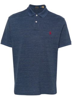 polo ralph lauren polo manthe iconic mesh polo shirt - 710666998005 classic royal heather