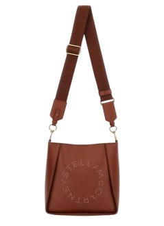 stella mccartney crossbody mujer logo crossbody bag eco embossed grainy alter mat - 700073wp0563 2215