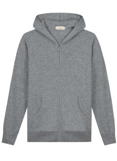 aurélien punto hombre zipper vest - 1002001001 light grey