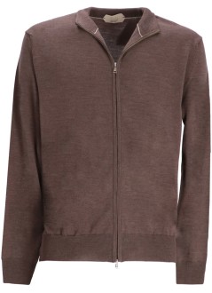 aurélien knitwear manzipper vest - 0802001008 ash grey