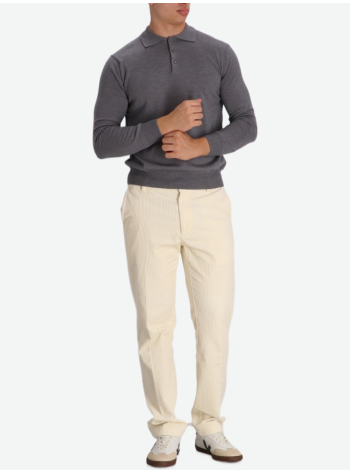 aurélien knitwear manpolo longsleeve - 0802001011 dark grey 2
