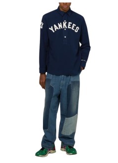 polo ralph lauren camiseria hombre fielder po-long sleeve-sport shirt - 710982824001 newport navy