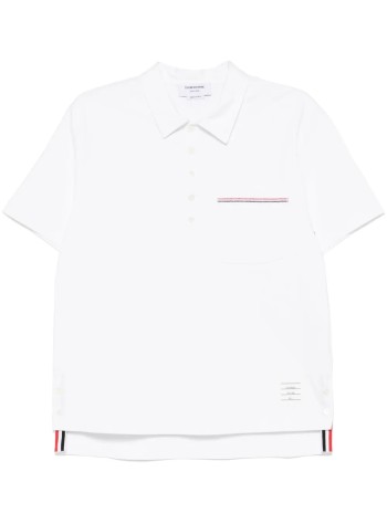 thom browne polo hombre oversized short sleeve polo - mjp230ej0235 100