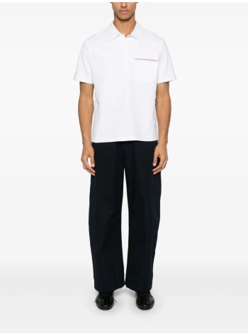thom browne polo hombre oversized short sleeve polo - mjp230ej0235 100 2