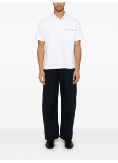 thom browne polo hombre oversized short sleeve polo - mjp230ej0235 100