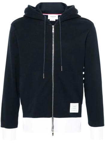 thom browne sudadera hombre zip up hoodie w/ engineered 4 bar - mjt517a03037 415