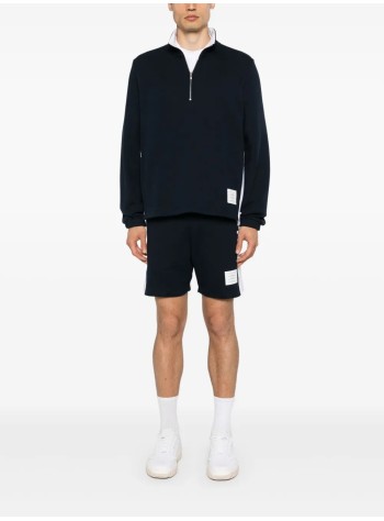 thom browne pantalon corto hombre sweat shorts w/ engineered 4 bar - mjq222a03037 415 2
