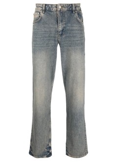 represent denim manr2 straight leg denim - msl6001 blue cream