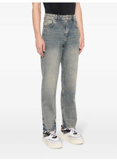 represent denim manr2 straight leg denim - msl6001 blue cream