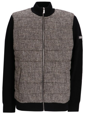 karl lagerfeld outerwear manknit zip jacket - 655027554305 990
