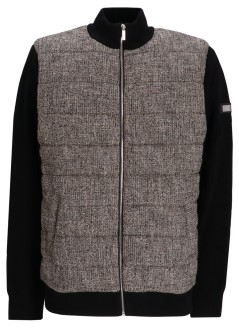 karl lagerfeld outerwear manknit zip jacket - 655027554305 990