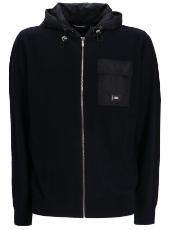 karl lagerfeld outerwear hombre knit hoody jacket - 655025554305 690
