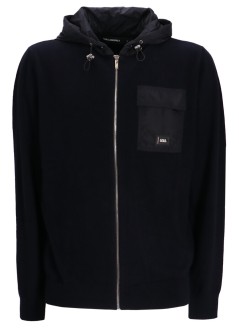 karl lagerfeld outerwear hombre knit hoody jacket - 655025554305 690