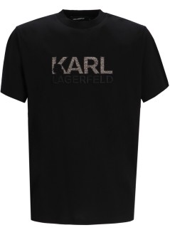 karl lagerfeld camiseta hombre t-shirt crewneck - 755038554225 990