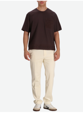 ché studios camiseta hombre inigo t-shirt - 2570538 chocolate brown 2