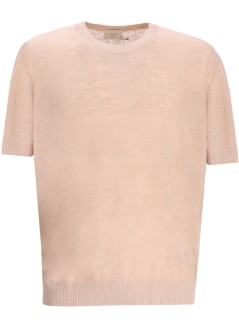 ché studios t-shirt manferrier linen t-shirt - 2432221 camel