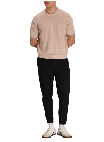 ché studios camiseta hombre ferrier linen t-shirt - 2432221 camel 2