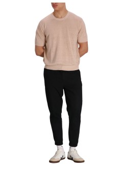 ché studios t-shirt manferrier linen t-shirt - 2432221 camel