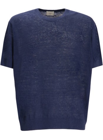 ché studios camiseta hombre ferrier linen t-shirt - 2432212 navy