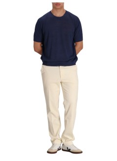 ché studios camiseta hombre ferrier linen t-shirt - 2432212 navy