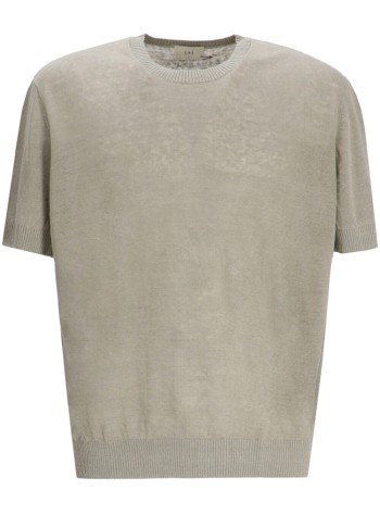 ché studios camiseta hombre ferrier linen t-shirt - 2432216 sage