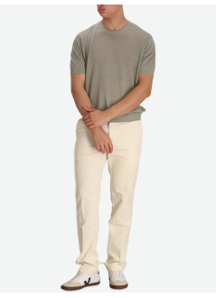 ché studios camiseta hombre ferrier linen t-shirt - 2432216 sage