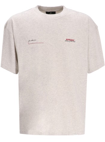 represent t-shirt manpatron of the club t-shirt - mlm4274 cream marl