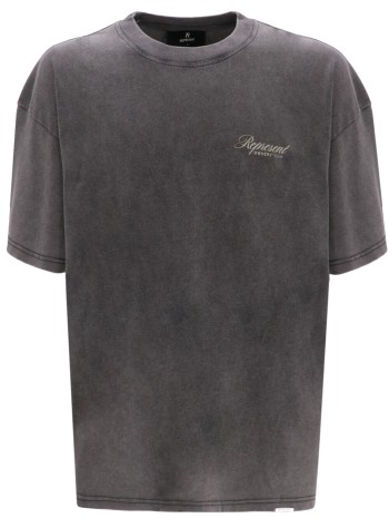 represent t-shirt manrepresent owners club script t-shirt - ocm41201 vintage grey