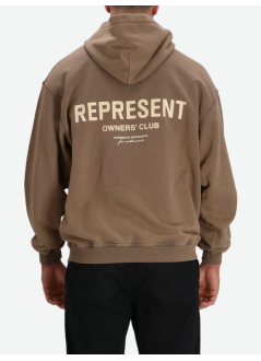 represent sweater manrepresent owners club hoodie - ocm41113 almond