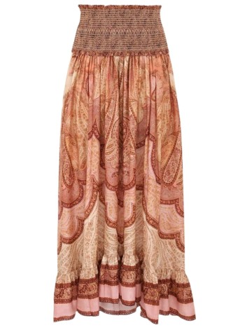 zimmermann skirt womanwanderlust frill maxi skirt - 5656srs262 tbml