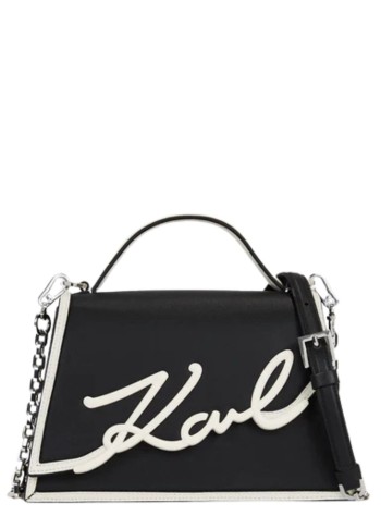 karl lagerfeld crossbody womank/signature 2.0 sp sm cb bl/wh - a1w30224 998
