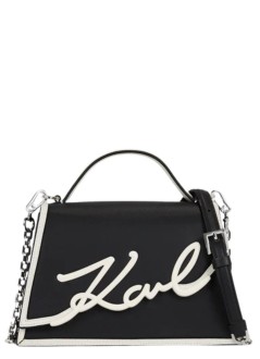 karl lagerfeld crossbody mujer k/signature 2.0 sp sm cb bl/wh - a1w30224 998