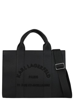 karl lagerfeld handbag mujer k/rsg md square tote peb emb - b1w30041 999