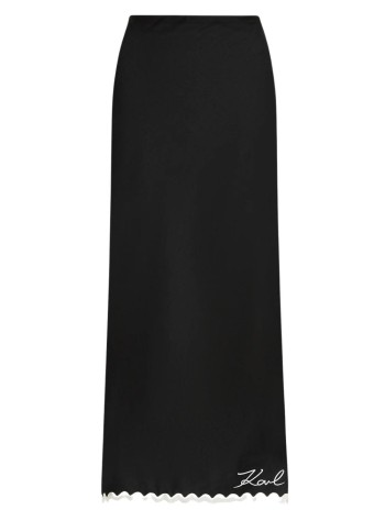 karl lagerfeld other womansignature scallop beach skirt - b1w46023 999