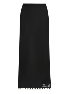 karl lagerfeld other womansignature scallop beach skirt - b1w46023 999