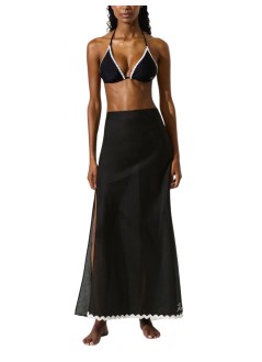 karl lagerfeld other womansignature scallop beach skirt - b1w46023 999