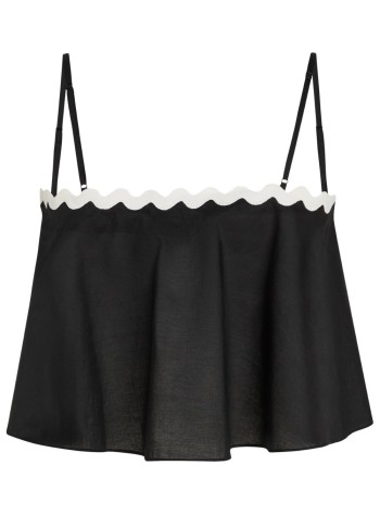 karl lagerfeld otros mujer signature scallop beach top - b1w46022 999
