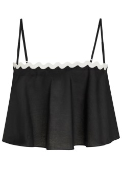 karl lagerfeld otros mujer signature scallop beach top - b1w46022 999