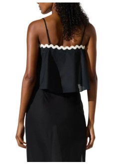 karl lagerfeld otros mujer signature scallop beach top - b1w46022 999