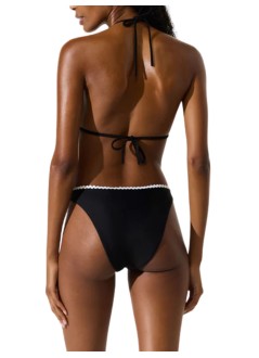 karl lagerfeld bikini bra womansignature scallop triangle top - b1w46019 999