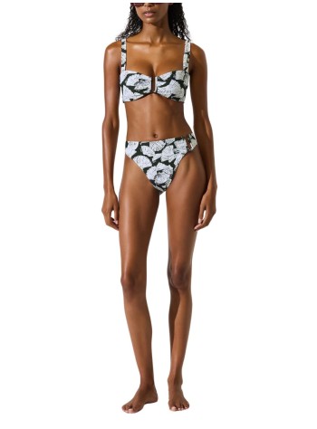 karl lagerfeld bikini panties womanfan aop hl hw cheeky bottom - b1w46042 2hf 2