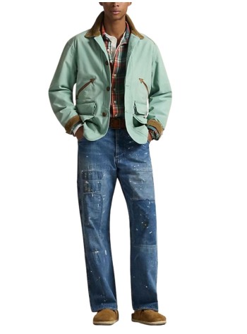 polo ralph lauren outerwear manpolo outdrjk-insulated-field jacket - 710p02026001 faded mint 2