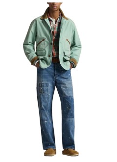 polo ralph lauren outerwear hombre polo outdrjk-insulated-field jacket - 710p02026001 faded mint