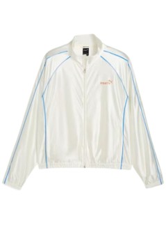 puma outerwear womanpuma x fenty piping tricot track jacket - 633626 87