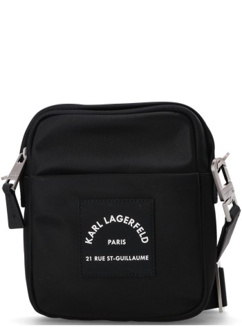 karl lagerfeld crossbody mank/rsg nylon ns crossbody - b1m30205 999