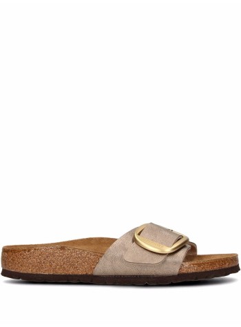birkenstock flat shoe womanmadrid - 1016237 graceful taupe