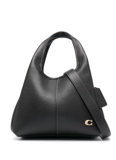 coach handbag mujer polished pebble leather lana - cm545 b4 black