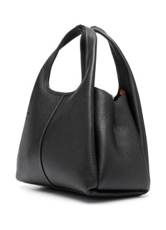 coach handbag mujer polished pebble leather lana - cm545 b4 black