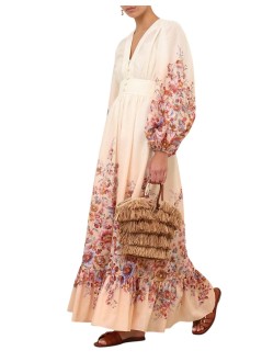 zimmermann dress womanawaken plunge maxi dress - 6875drs261 ivf